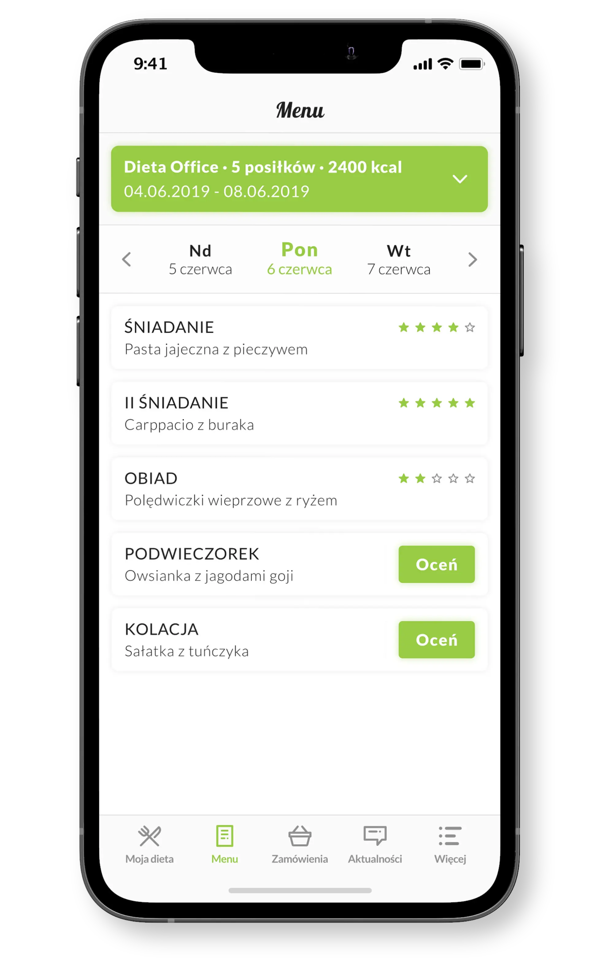 Aplikacja mobilna dla cateringów dietetycznych